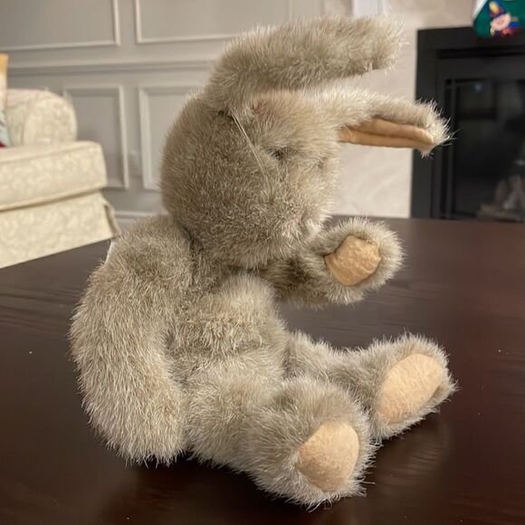 Vintage 1987 The Boyds Collection Jointed Bunny Rabbit Bean Bag Plush 13” tall - Picture 3 of 8